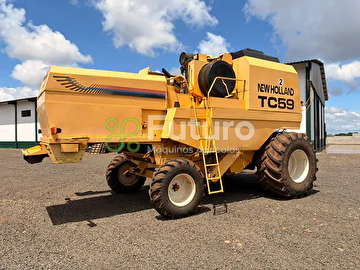 COLHEITADEIRA NEW HOLLAND TC 59 ANO 2002
