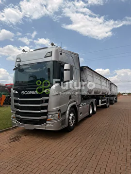 CAMINHÃO SCANIA R540 ANO 2021 + RODO CAÇAMBA TRUCKVAN ANO 2022