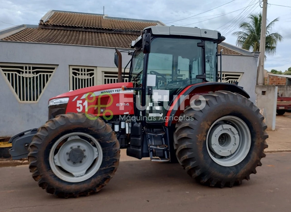TRATOR MASSEY FERGUSON 6714 ANO 2022 - Futuro Máquinas Agrícolas
